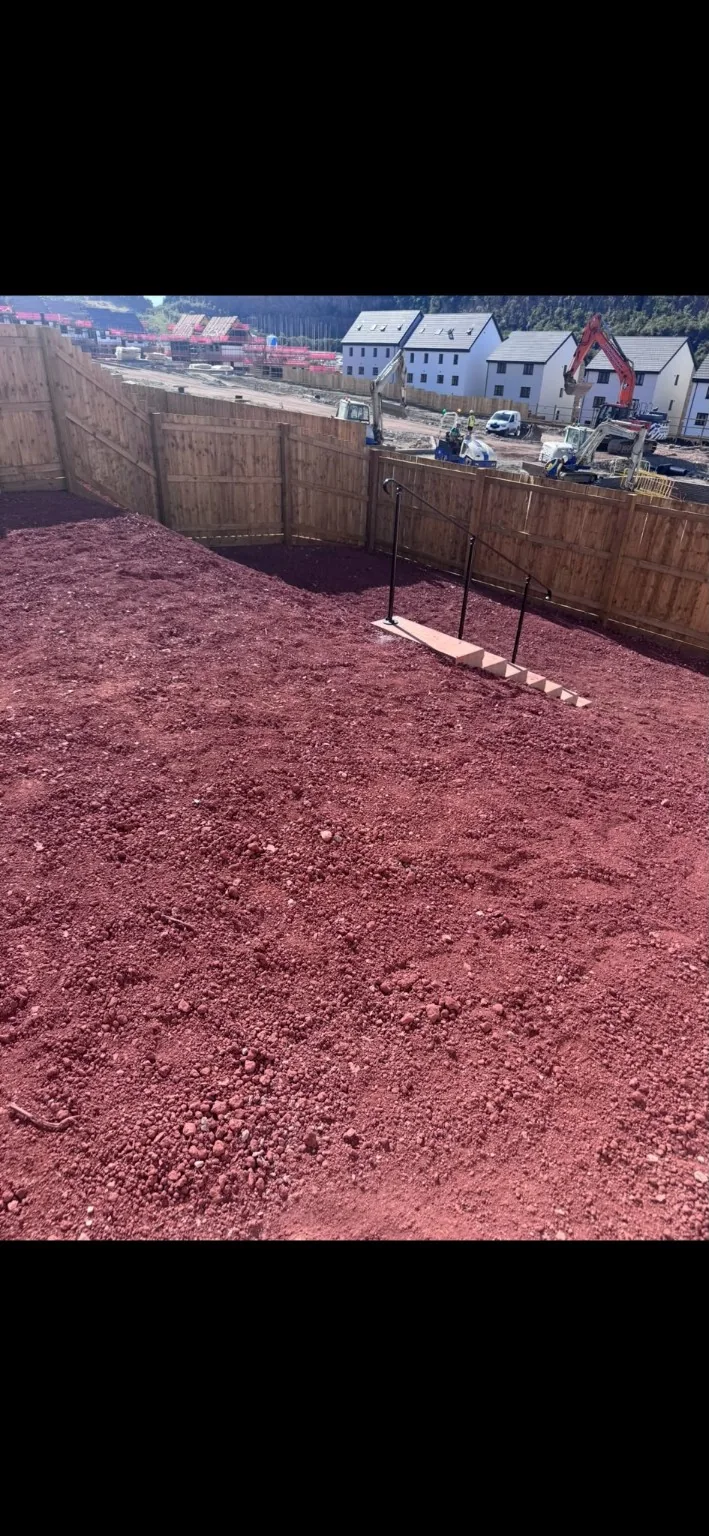 Garden before landscaping