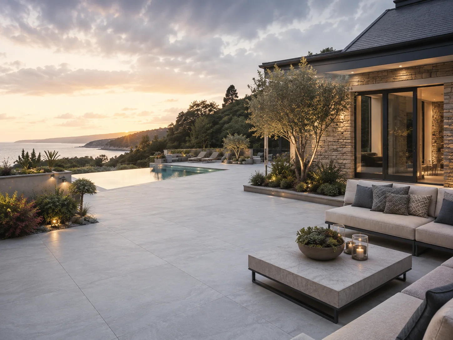 Premium porcelain patio design inspiration